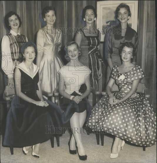 1957, Dallas County, Alabama-Maid of Cotton Hopefuls - abna10499 - Historic Images