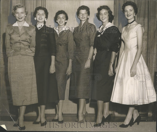 1954 Dallas County, Alabama, Maid of Cotton Hopefuls - Historic Images