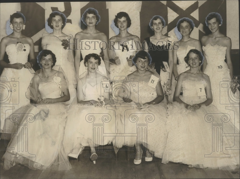 1954, Tallapoosa County, Alabama, Maid of Cotton Beauties - abna10507 - Historic Images