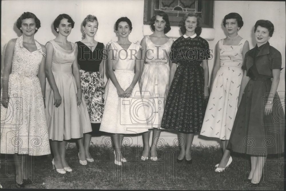 1954 Tuscaloosa County, Alabama, Maid of Cotton Contestants - Historic Images