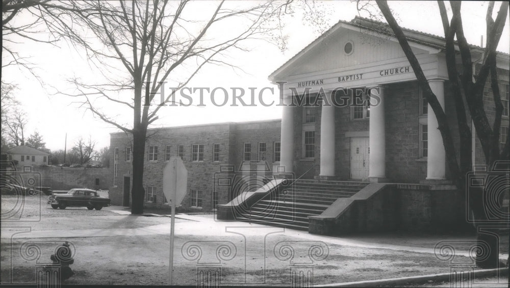 1957 Press Photo Huffman Baptist Church, Birmingham, Alabama - abna10574 - Historic Images
