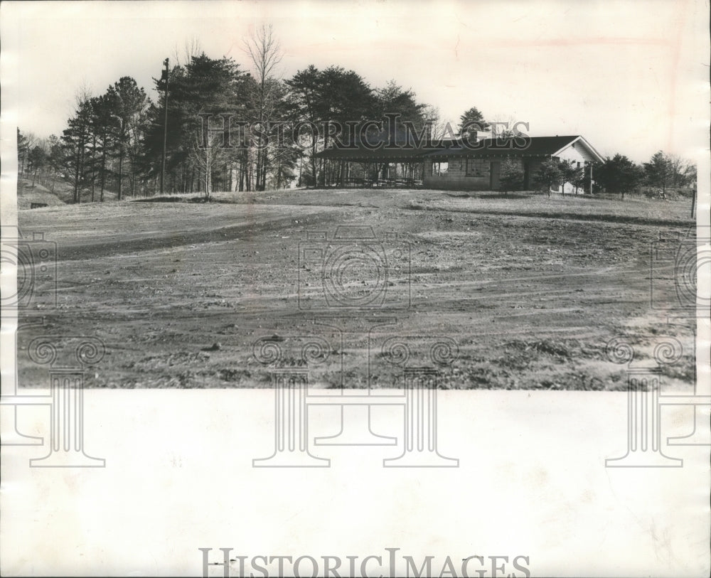 1955, Alabama-Huffman-Roebuck&#39;s construction of recreation center. - Historic Images