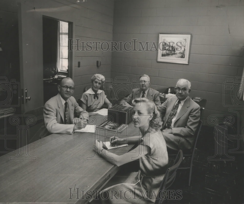 1953 Press Photo Jasper, Alabama Board of Education Plans Dedication - abna10600 - Historic Images