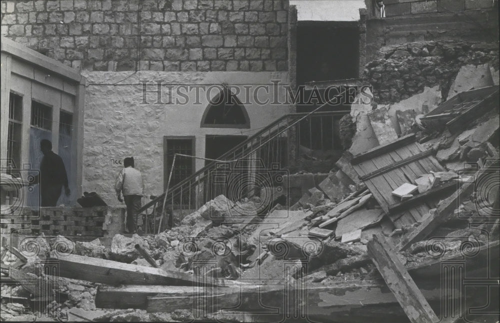 1967, Destruction in Bombed Village in Middle East - abna10628 - Historic Images