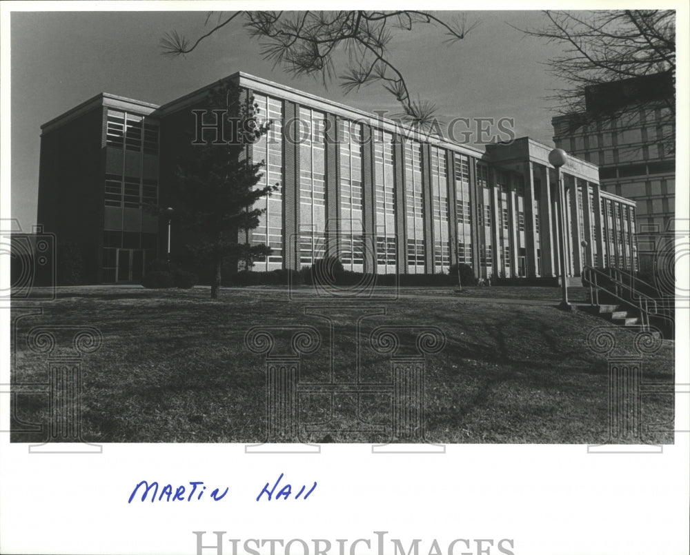 1972, Martin Hall, Jacksonville State University, Alabama - abna10676 - Historic Images