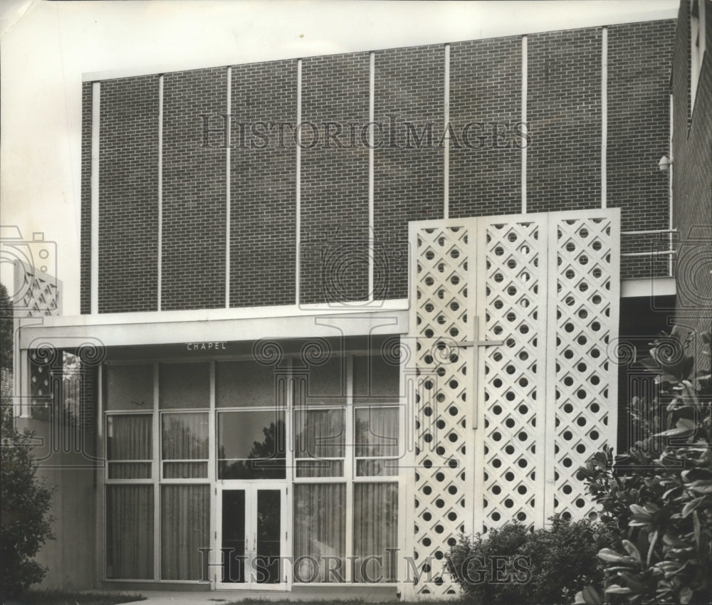 1964, Leon McCluer Chapel, Jacksonville State College, Alabama - Historic Images