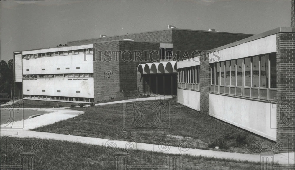 1963 Press Photo Mason Hall Completed at Jacksonville State College, Alabama - Historic Images