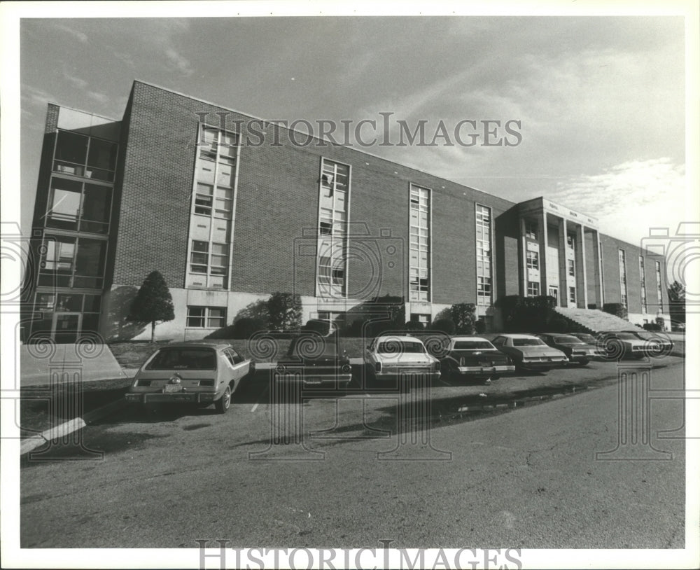 1979 Press Photo Frank Dixon Hall, Jacksonville State University, Alabama - Historic Images