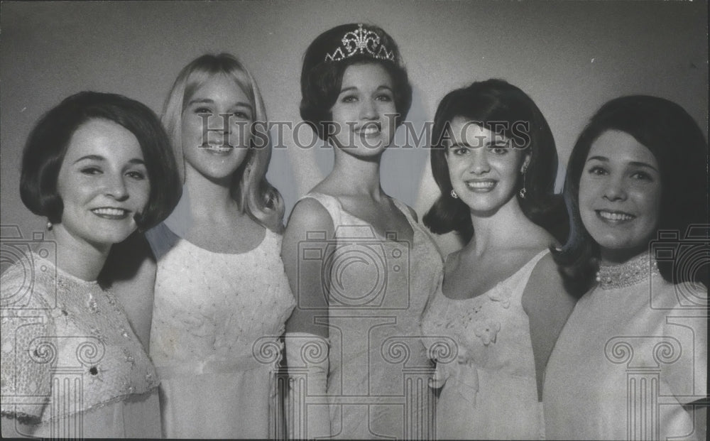 1968 Lineup of Top Winners in Alabama Junior Miss Pageant-Historic Images