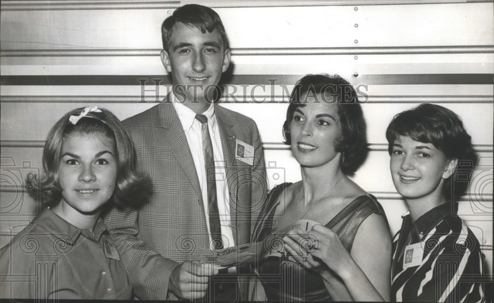 1965, Students Meet Singer Geraldine Kullman, Alabama - abna10798 - Historic Images