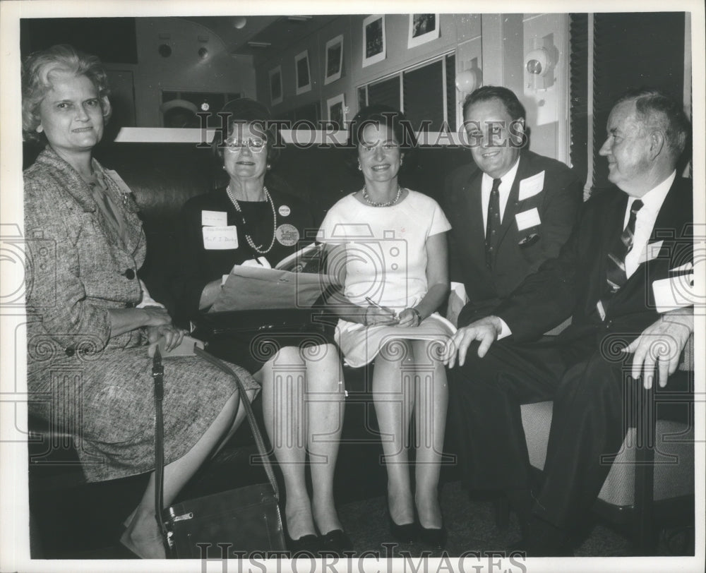 1964 Press Photo Mrs. Lyndon B. Johnson and visit to Birmingham, Alabama - Historic Images