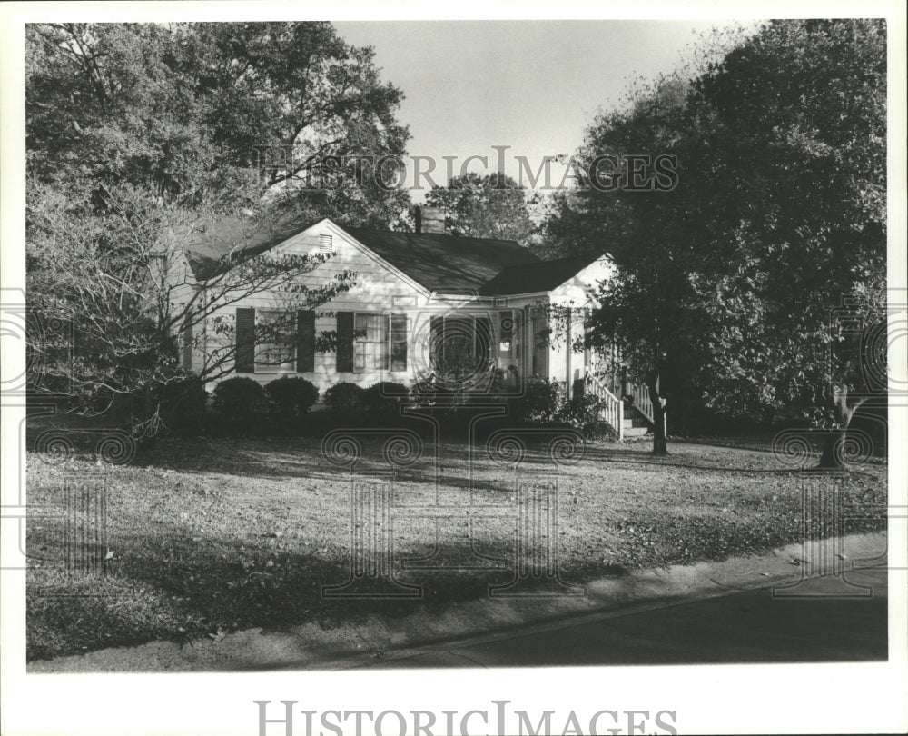 1990 Press Photo Home at 121 Morris Boulevard, Homewood, center of controversy - Historic Images