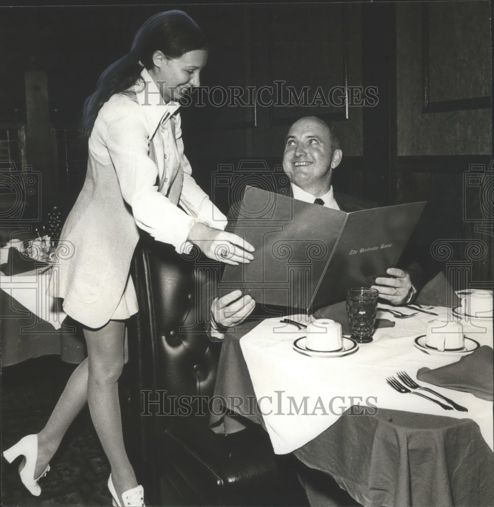 1972, Howard Bowden and Mary Jane White at Rodeway Inn, Homewood - Historic Images