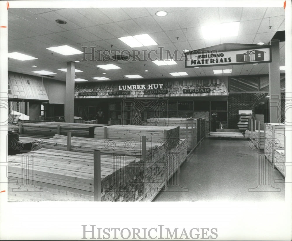 1976 Lumber section of Handy Dan store in Homewood, Alabama - Historic ...
