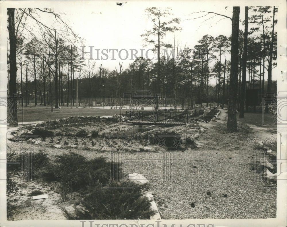 1953 Press Photo Homewood, Alabama Park at Central Avenue and Oxmoor Road - Historic Images