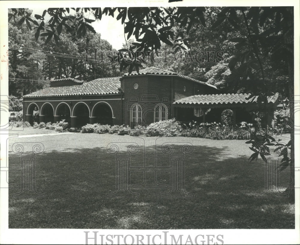 Press Photo View of John Gillons Home on Bonita Drive, Homewood, Alabama - Historic Images