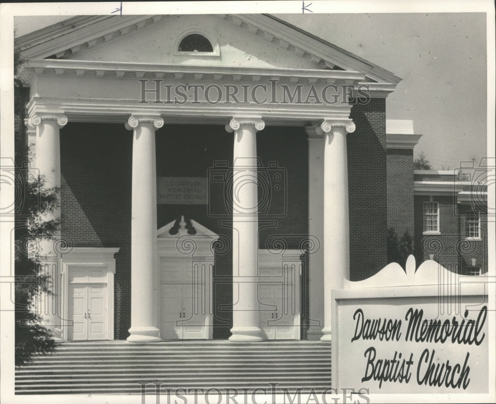 1985 Press Photo Dawson Memorial Baptist Church, Homewood, Alabama - abna11120 - Historic Images