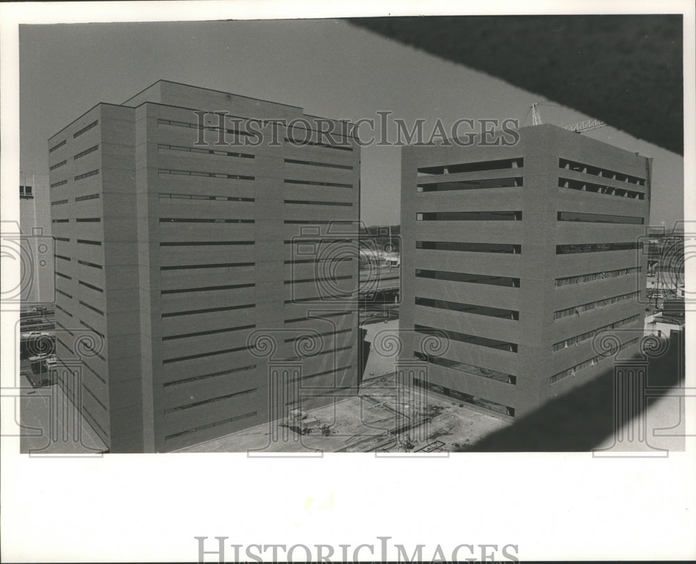 1986 Press Photo View of New Jefferson County Jail and Justice Center, Alabama - Historic Images