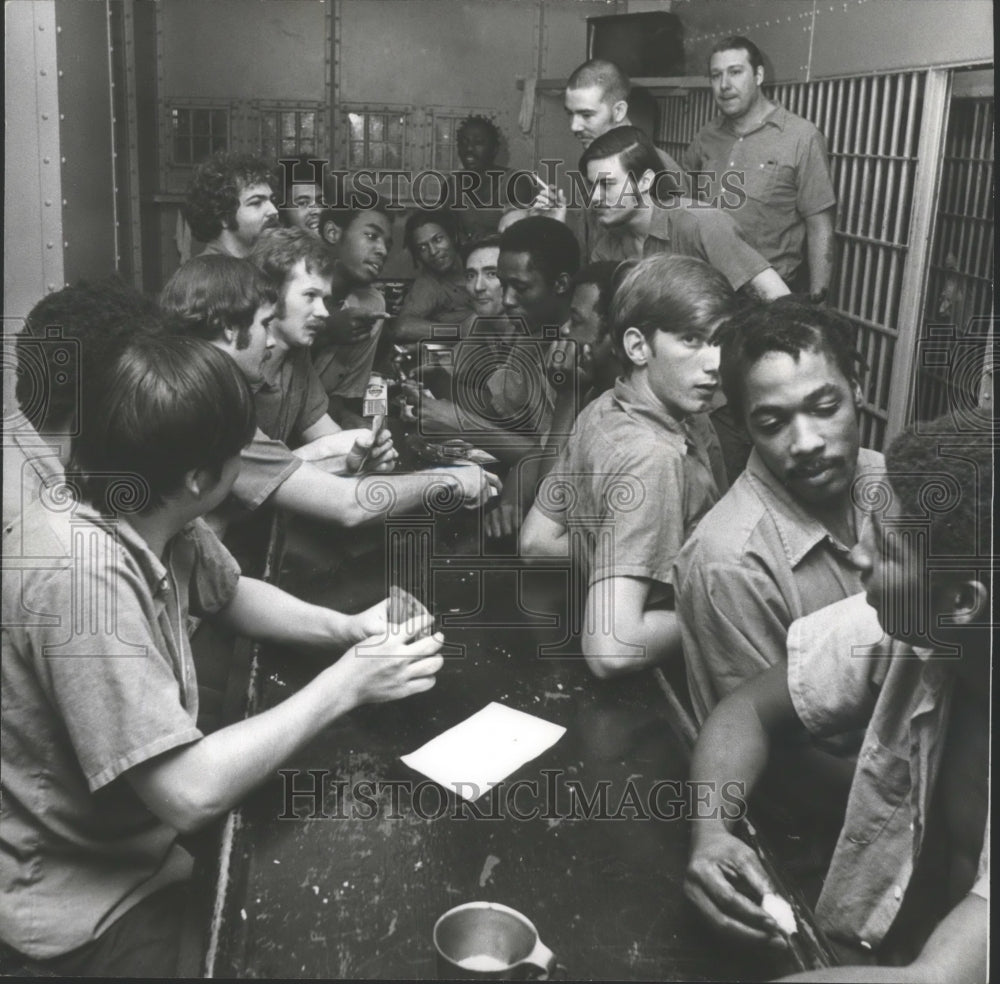 1978 Press Photo Inmates share space in Jefferson County Jail - abna11153 - Historic Images