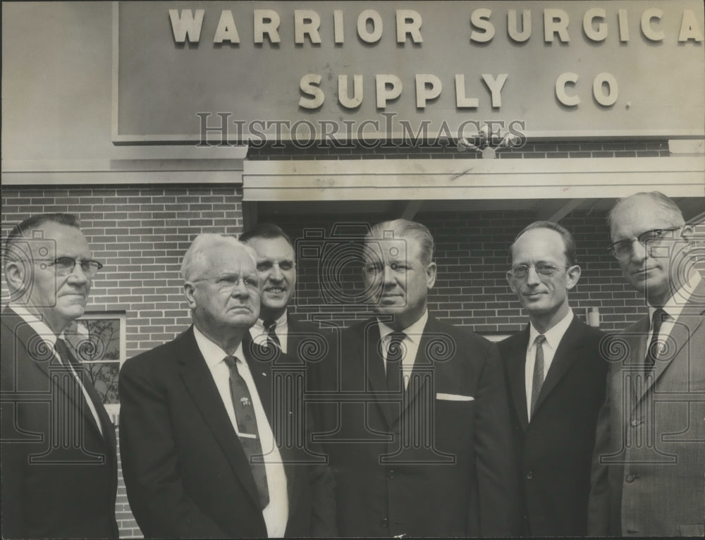 1963 Press Photo Mayor A.J. Honeycutt dedicates $100,000 Warrior Plant - Historic Images
