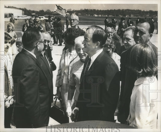 1967, U.S. Vice President Hubert Humphrey visits Birmingham Alabama - Historic Images
