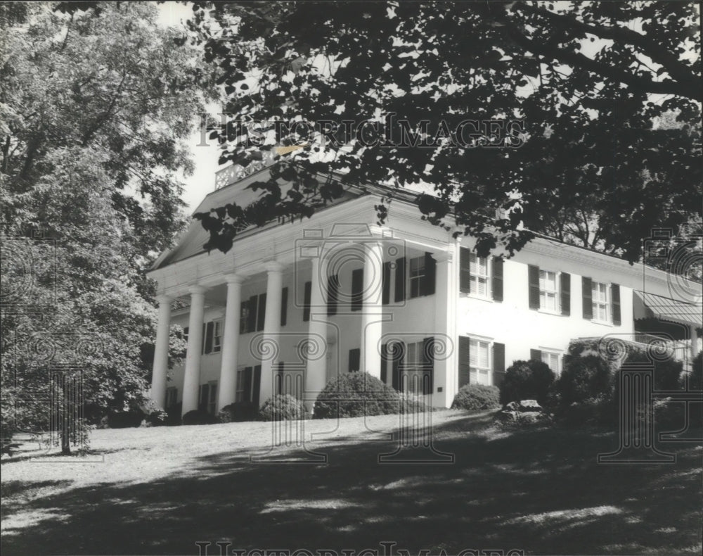 1979 Press Photo Historic Watts home now known as Echols Hill, Huntsville - Historic Images