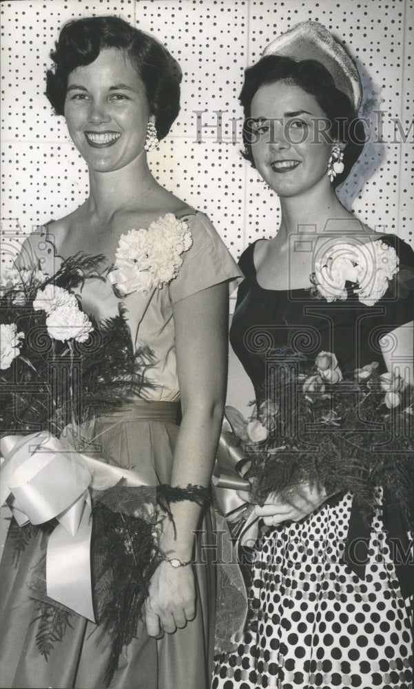 1955 Press Photo 1955 County Maid of Cotton contest winners, Morgan County - Historic Images