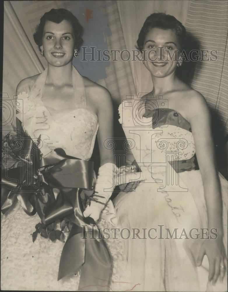 1955 1955 Maid of Cotton winner and alternate, Autauga County-Historic Images