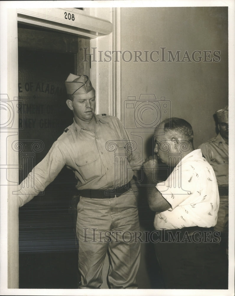 1954, Gambler James Godwin Davis, Sr. Taken for Questioning, Alabama - Historic Images