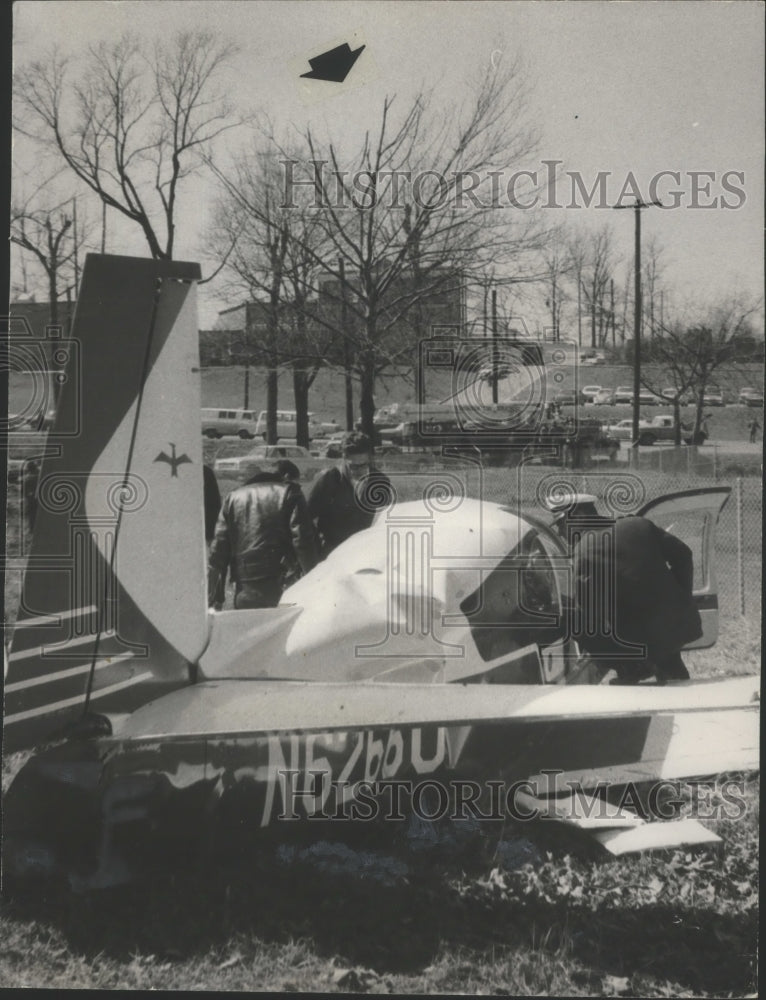 1967 Plane crashed in Green Springs, Birmingham, Alabama-Historic Images