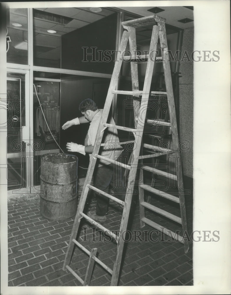 1971 Press Photo Pizitz store area after explosion, Ruffner Mine Site, Alabama - Historic Images