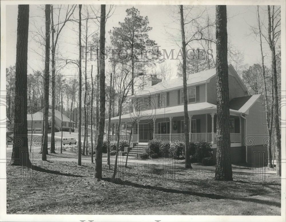 1988 Press Photo houses Shoebark Dr. Riverchase, Alabama - abna11582 - Historic Images