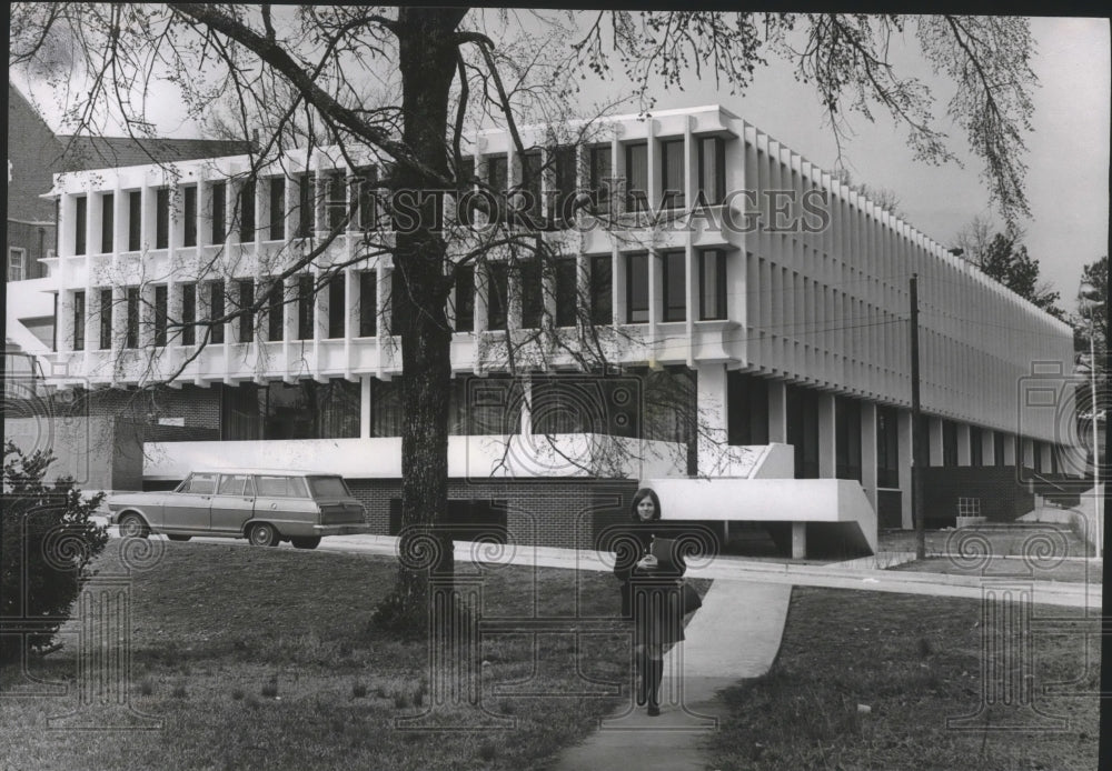 1969 Press Photo Alabama Student Commons Building, Jacksonville State University - Historic Images