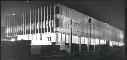 1969 Press Photo Jacksonville State College Student Commons Building, Alabama - Historic Images