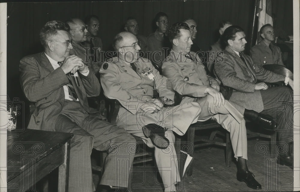 1949 Press Photo Major Gen. Lewis Hershey, National Director Selective Service - Historic Images