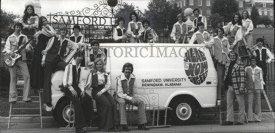 1973 Samford University "Hear and Now Singers" on tour - Historic Images