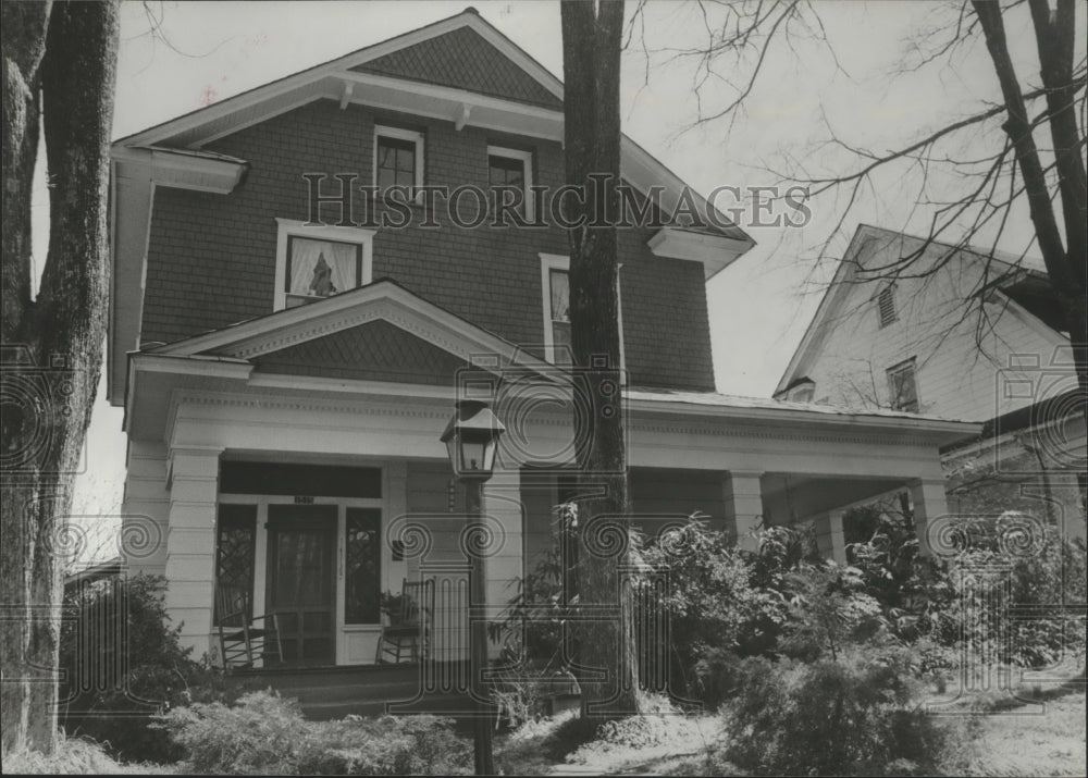 1980 Press Photo Birmingham home, Southside and Highland - abna11729 - Historic Images