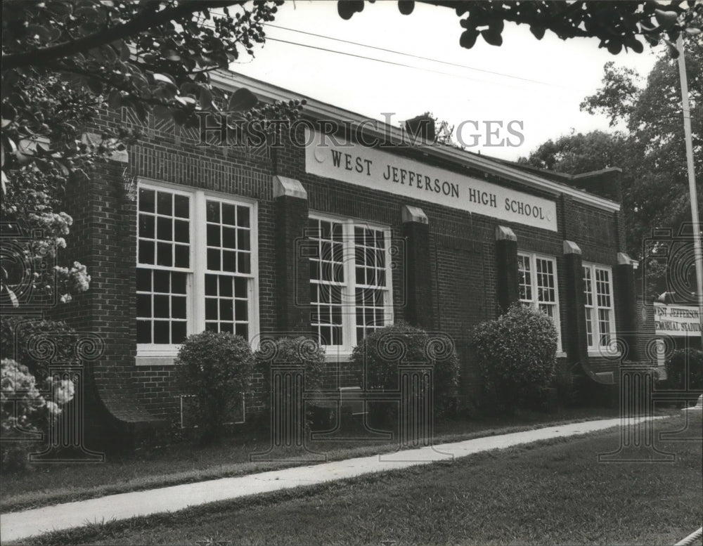 1981 Press Photo West Jefferson High School, Jefferson County, Alabama - Historic Images