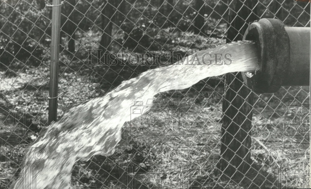 1979 Press Photo Water pumping from Roupes Valley well, Jefferson County - Historic Images