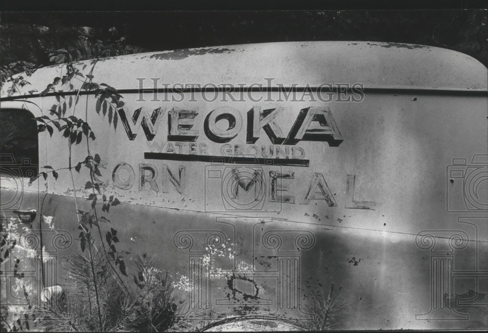 1978 Press Photo Weoka corn meal delivery truck , Clanton, Alabama - abna11965 - Historic Images