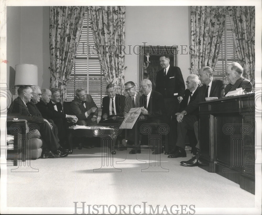 1962 Press Photo Cumberland School of Law Advisory Board, Howard College, AL- Historic Images