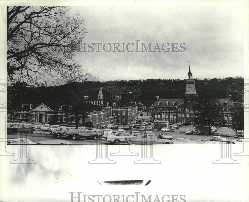 1979 Press Photo Samford skyline shows traditional look, Birmingham, Alabama - Historic Images