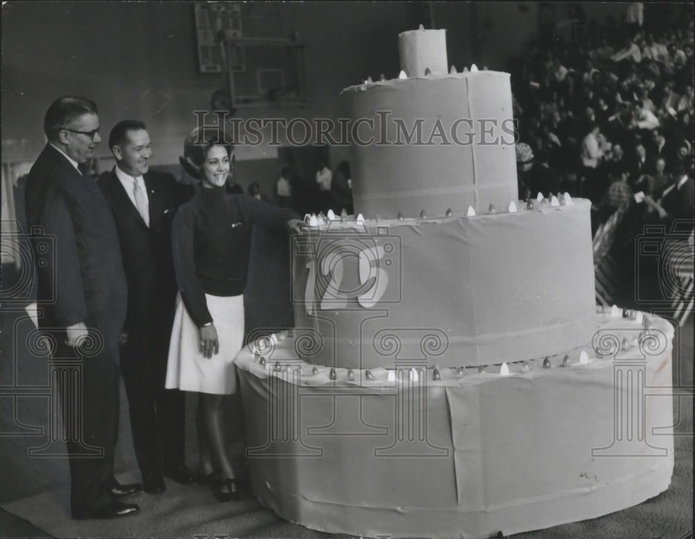 1967 Press Photo Samford University celebrates 125th anniversary, Birmingham - Historic Images