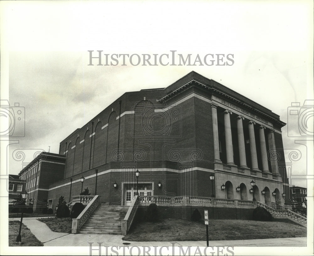 1979 Press Photo Leslie Stephen Wright Fine Arts Center, Samford University, AL - Historic Images