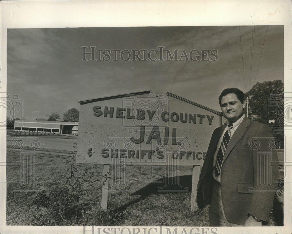 1985 Press Photo Howard Foster, 'prison pastor', Shelby County Jails, Alabama - Historic Images