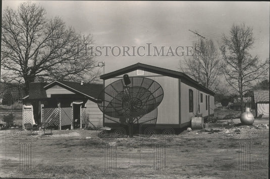 1989 Press Photo nursing home, mobile homes in Shelby County, Alabama - Historic Images