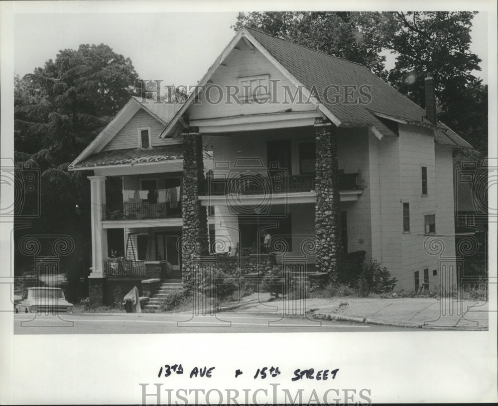 1981 Press Photo Southside home at 13th Avenue and 15th Street, Birmingham - Historic Images