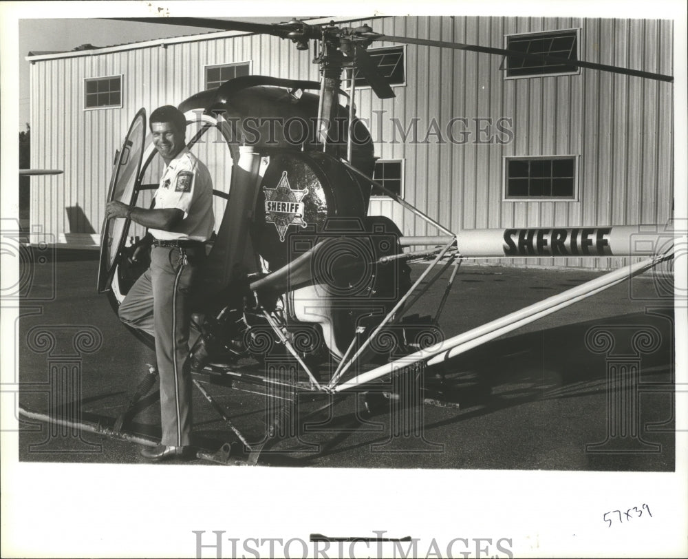 1979 Press Photo Sheriff Buddy Glasgow, Shelby County, Alabama - abna12273 - Historic Images