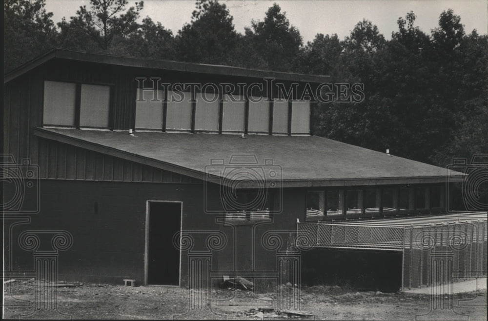 1983 Press Photo Shelby County animal shelter under construction - abna12288 - Historic Images