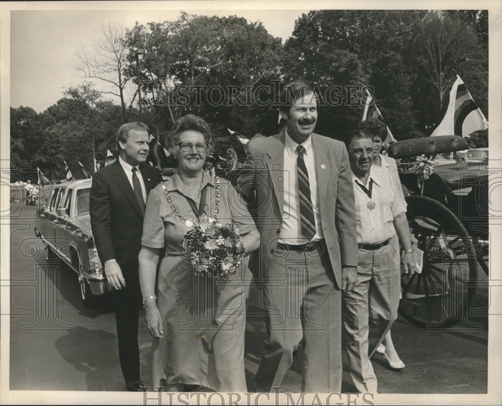 1985 Press Photo Sheffield&#39;s 100th year celebration, Alabama - abna12298 - Historic Images